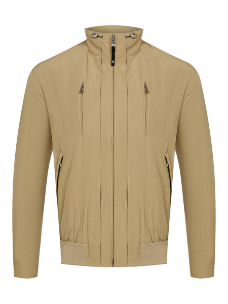 Куртка, Lodenfrey, J. Rapallo, на молнии, однотонная (37, Коричневый, 56 )