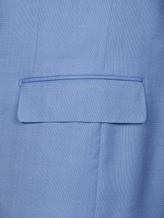 Пиджак, средне-притал., одноборт., сетка, 2 пуг. (16703, Голубой, 52 , R)