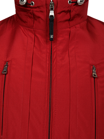 Куртка, Lodenfrey, J. Rapallo, на молнии, однотонная (69, Красный, 46)