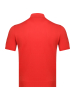 Поло на пуговицах, короткий рукав, однотонное (006, Красный, 48 - S  рукав 23 см)