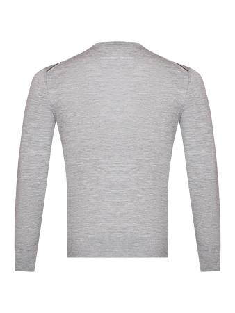 Джемпер, круглый ворот, SF, дл/ рукав 64 см (160, Светло-серый, 46 - XS)