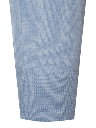 Джемпер, стойка, однотон., дл/рукав (016, Голубой, 56 - XXL)