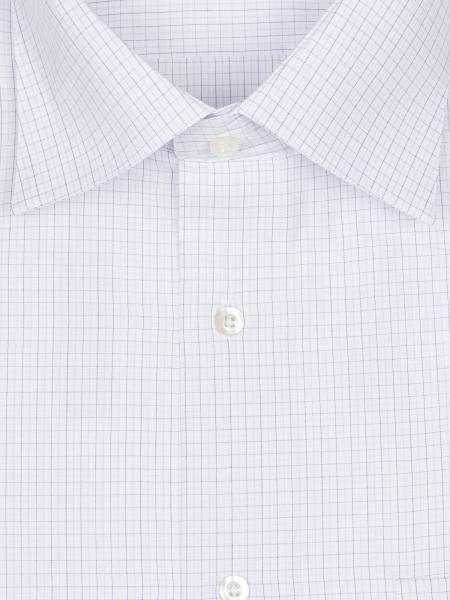 Сорочка, SMT, ДР, в клетку (21, Голубой, 41/42)
