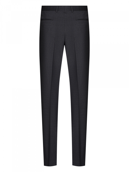 Брюки, S.M.T., без защипов, однотон. (00002, Графит, 54, 6)