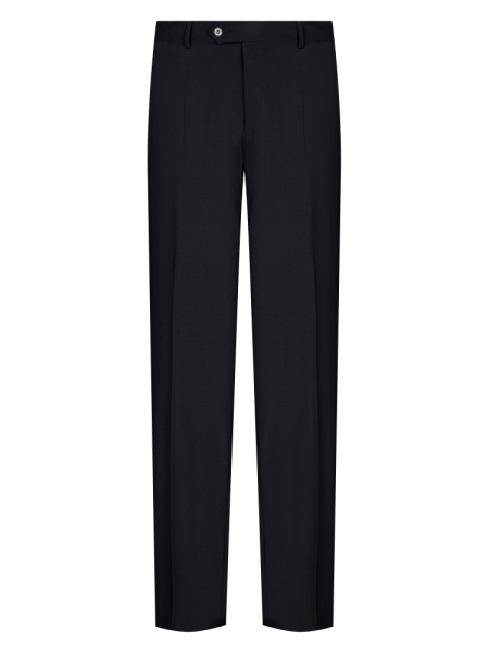 Брюки, S.M.T., без защипов, однотон. (00001, Темно-синий, 50, 6)