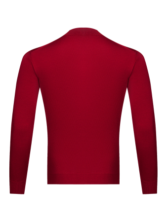 Джемпер, стойка, однотон., дл/рукав (006, Красный, 52 - L)