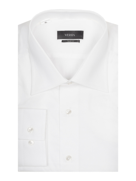 Сорочка,Verita, ДР, SF, однотонная (006, Белый, 43/44)