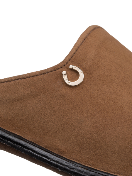 Домашняя обувь, Pakerson (354, Рыжий, 37,5, 100% кожа, 100% замша)