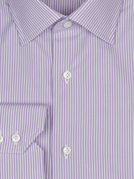 Сорочка ALGOL, Ravazzolo, в полоску (620, Сиреневый, 40)