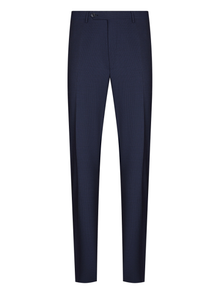 Брюки, Ravazzolo, средне-притал., без защипов (16747, Т-син /гус лапка, 56 , R)