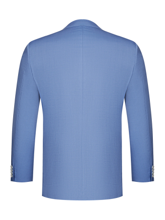 Пиджак, средне-притал., одноборт., сетка, 2 пуг. (16703, Голубой, 52 , R)