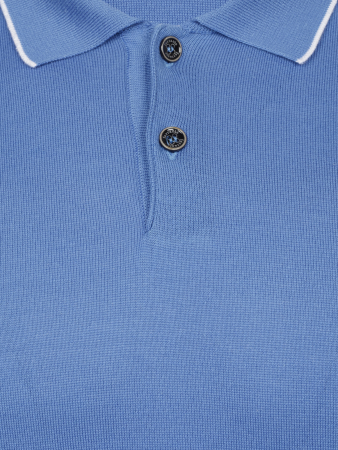 Поло , SF, однотонное, короткий рукав (149, Синий, 54)