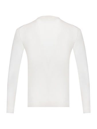 Джемпер, круглый ворот, дл/рукав (001, Белый, 48)