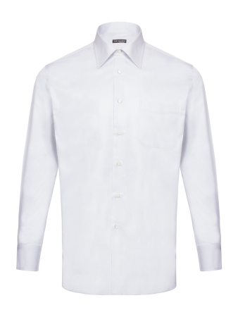 Сорочка, Ravazzolo, однотонная, длин. рукав (002, Серый, 42)