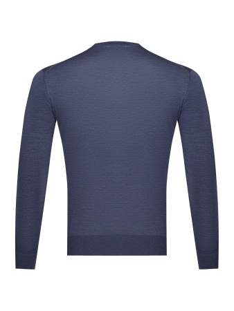 Джемпер, круглый ворот, SF, дл/ рукав 64 см (166, Темно-джинс., 58 - 3XL)