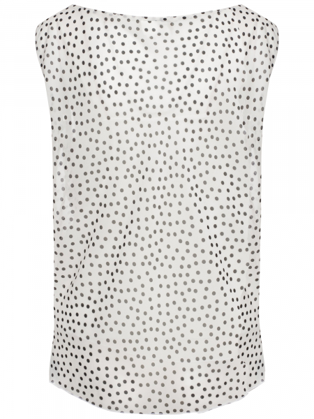 Топ, Modyva, в горошек (601, Белый, 40)