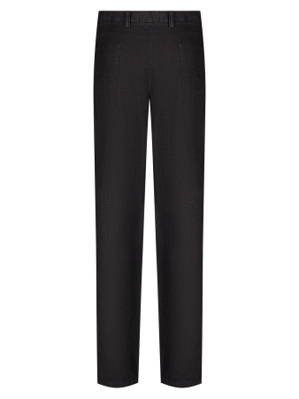 Брюки, Enrico Marinelli, однотонные (100, Черный, 44)