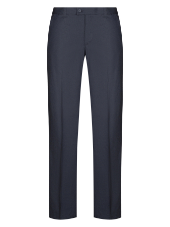 Брюки, классика, без защипов, в полоску (250, Синий, 58)