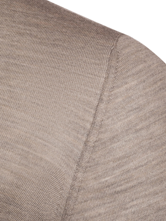 Джемпер, круглый ворот, SF, дл/ рукав 64 см (161, Темно-бежевый, 46 - XS)