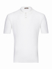Поло SLIM, на пуговицах, короткий рукав, однотонное (001, Белый, 56)