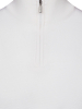 Джемпер, стойка, молния, дл/рукав (001, Белый, 58 - 3XL)