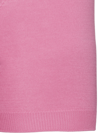 Поло на пуговицах, короткий рукав, однотонное-полоска (018, Розовый, 50)