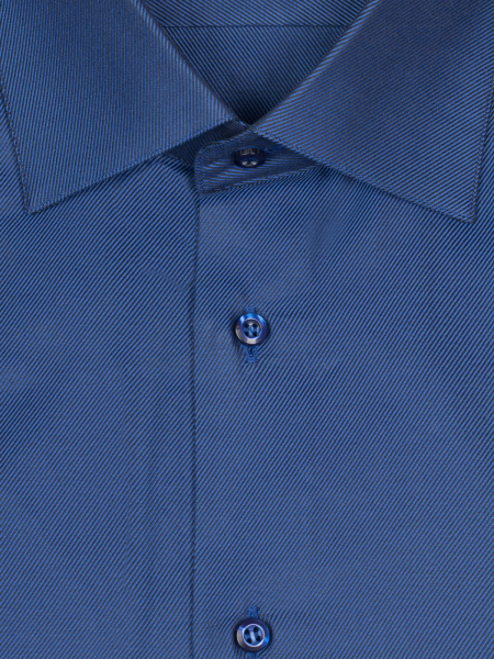 Сорочка, SMT, ДР, Royal, классика, фактурная (69, Темно-синий, 39/40)