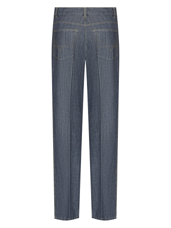 Джинсы, Garderobe, спортивные, без защипов (100, Серый, 48)