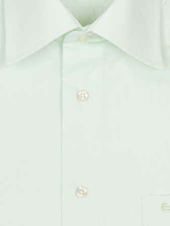 Сорочка, EM, короткий рукав , пуговицы, однотонная (Y00, Салатовый, 41/42)