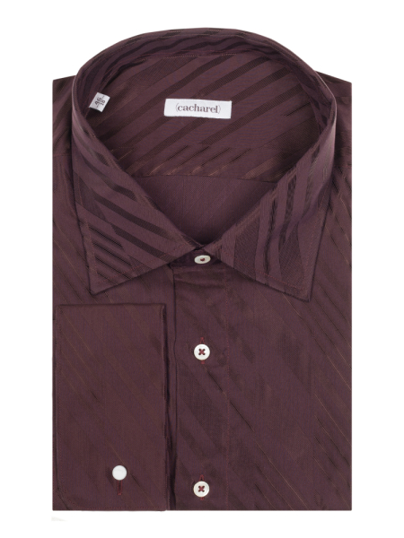 Сорочка, Cacharel, длин.рукав, клас., пуг. (900, Вишня, 46)