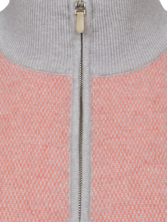 Джемпер, стойка ворот, на молнии, длин. рукав (17, Красный, 54 - XL)