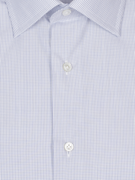 Сорочка NETTUNO, Ravazzolo, в клетку, длин. рукав (400, Белый/Синий, 40)
