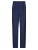 Брюки, Ravazzolo, средне-притал., с защипами, однотон. (52115, Темно-синий, 52 , R)