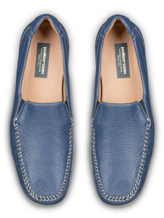 Мокасины, Pakerson (708, Синий, 44,5, 100% кожа, 100% кожа олень)