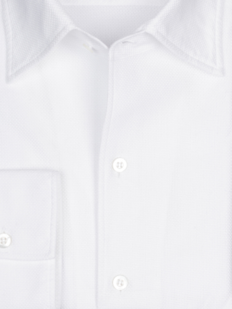 Сорочка CAMMES, Fray, ворот-апаш, выработка  (1, Белый, 43)