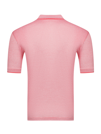 Поло однотонное, короткий рукав, рубчик (239, Красный, 58-3XL  рукав 28 см)