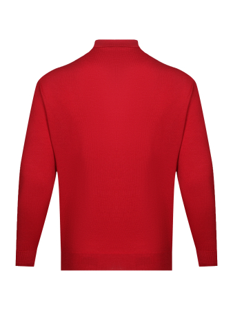 Поло, на пуговицах, дл/рукав (029, Вишня, 62 - 5XL)