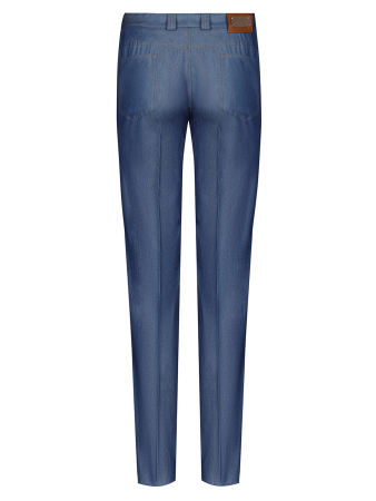Брюки, Schiatti, IPPOCASTANO, спортивные, без защипов (7907, Синий, 52)