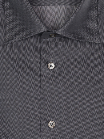 Сорочка, Jaguar, ДР, классика, елочка (18, Черный, 39 (15 1/2))