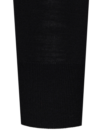 Поло, на пуговицах, дл/рукав (164, Черный, 50)