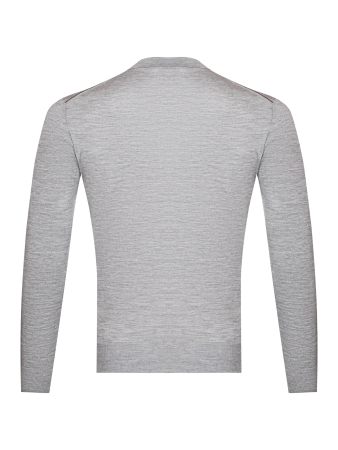 Поло, на пуговицах, дл/рукав (160, Светло-серый, 52)