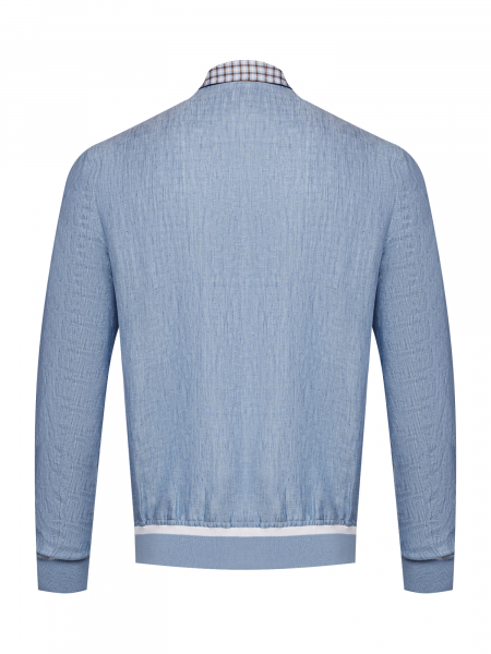 Ветровка, Schiatti, MORGО, на молнии, на резинке (F88, Голубой, 52)