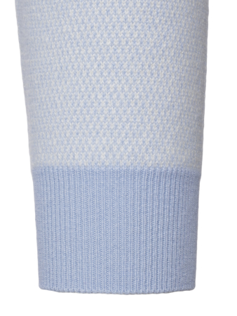 Джемпер, стойка ворот, на молнии, длин. рукав (12, Голубой, 58 - 3XL     )