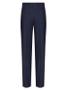 Брюки, Ravazzolo, средне-притал., с защипами, однотонный (12157, Сине-черный, 56 , R)
