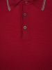 Поло, на пуговицах, длин. рукав (519, Вишня, 50 - M)