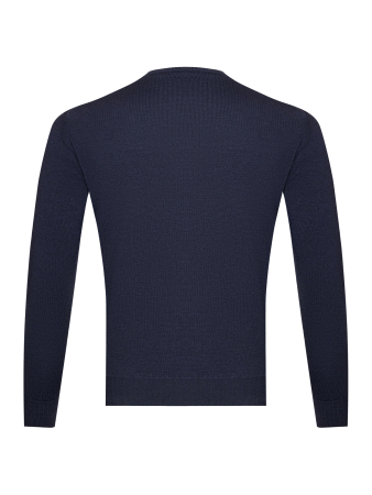 Джемпер, круглый ворот, дл/рукав (009, Темно-фиолет., 50 - M)