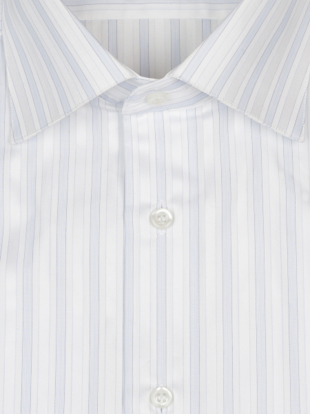 Сорочка, SMT, ДР, Monte Carlo, классика, в полоску (20, Голубой, 37/38)