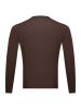 Джемпер, круглый ворот,  длинный рукав, однотонный (003, Коричневый, 48 - S  рукав 63 см)