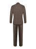 Костюм, EM, классика, однотон., 3 пугов./прорез.карм.с клап., 1шл, б.кл.с манж. (602, Коричневый, 58 , 6)