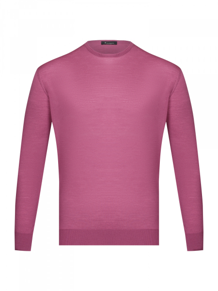 Джемпер, круглый ворот, дл/рукав (018, Сиреневый, 60)